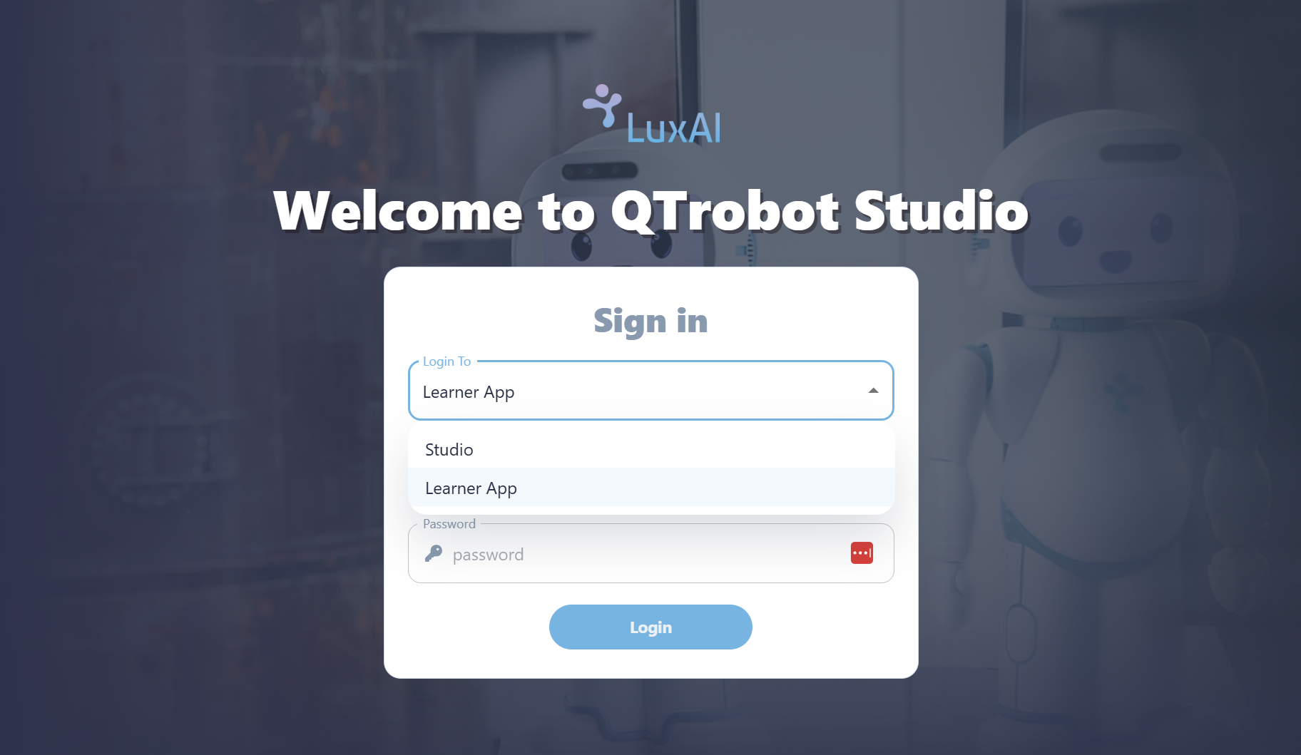 Learner App login
